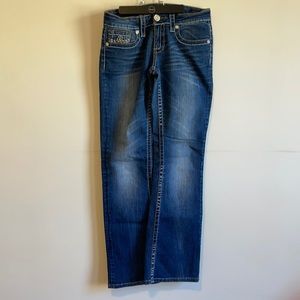 Seven7 low rise boot cut jeans